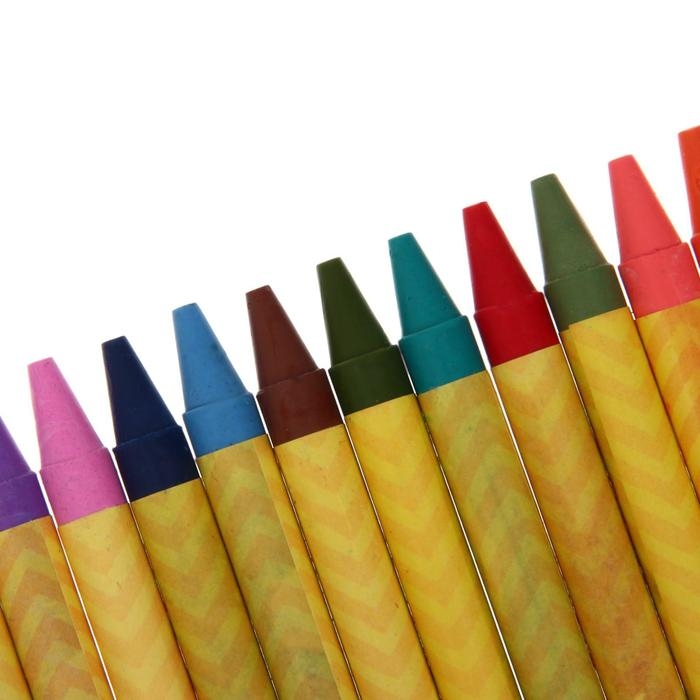 Карандаши восковые 36 цветов в картонной коробе Карандаши восковые 36 цветов в картонной коробе