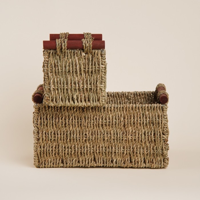 Корзины для хранения ручной работы SL Home, 2 шт: 23×13×14 см, 29×19×16 см Корзины для хранения ручной работы SL Home, 2 шт: 23×13×14 см, 29×19×16 см