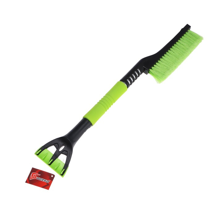 Щетка сметка TORSO, 60 см, со скребком, усиленная, МИКС Щетка сметка TORSO, 60 см, со скребком, усиленная, МИКС