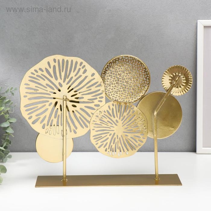 Сувенир металл с зеркалом  Сувенир металл с зеркалом "Космические цветы" 27,5х37х9 см