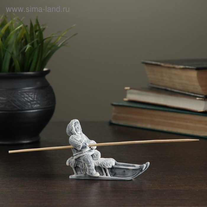 Сувенир Сувенир "Хант на нартах" 6,1см