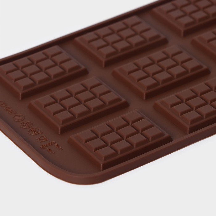 Набор форм для шоколада Доляна, 3 шт, силикон, 21×12 см, цвет МИКС Набор форм для шоколада Доляна, 3 шт, силикон, 21×12 см, цвет МИКС