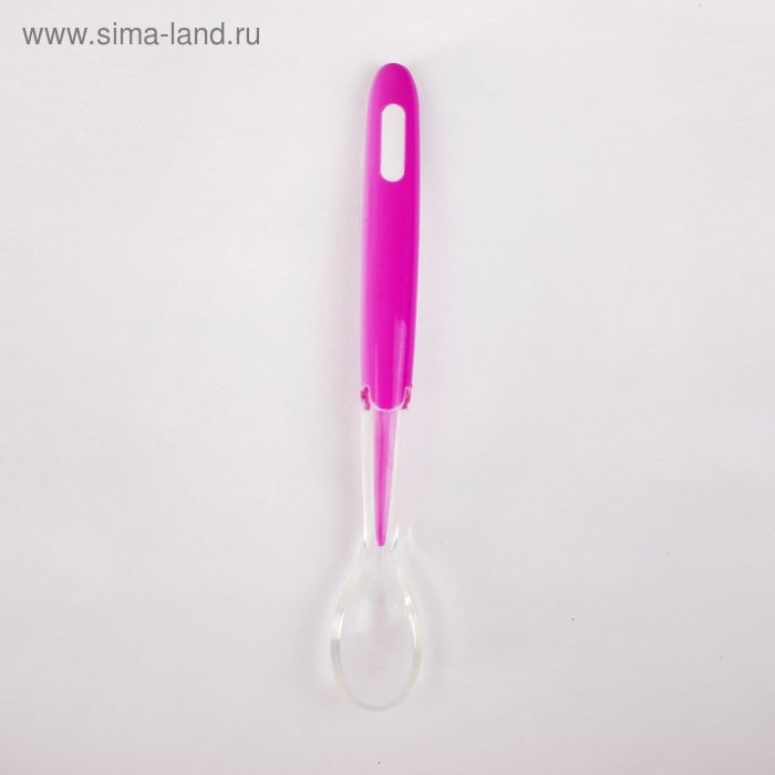 Ложка детская для кормления силиконовая, от 5 мес., цвет фиолетовый Ложка детская для кормления силиконовая, от 5 мес., цвет фиолетовый
