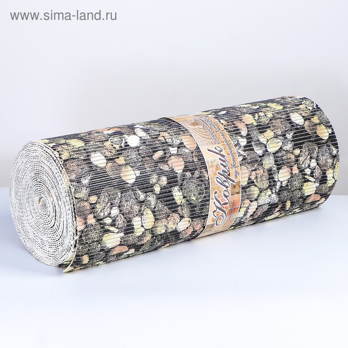 Коврик для ванной комнаты «Галька», ширина 1,3 м, рулон 15 м