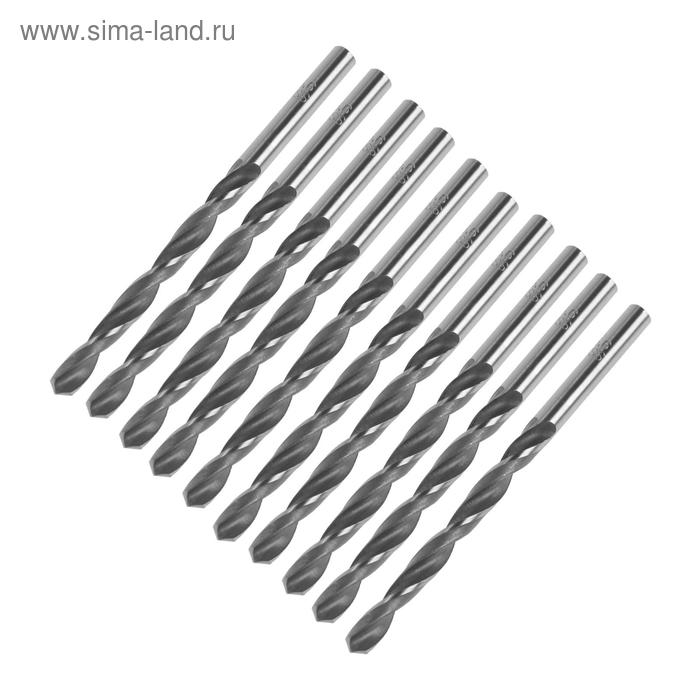 Сверло по металлу ТУНДРА, HSS, цилиндрический хвостовик, 5.6 х 95 мм, 10 шт. Сверло по металлу ТУНДРА, HSS, цилиндрический хвостовик, 5.6 х 95 мм, 10 шт.