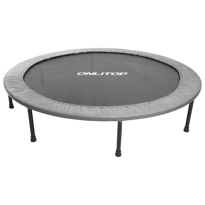 Батут детский ONLITOP, d=152 см, цвет серый Батут детский ONLITOP, d=152 см, цвет серый