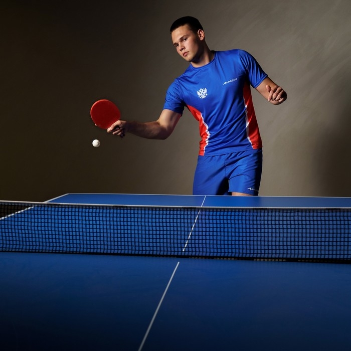 Ракетка для настольного тенниса BOSHIKA Advanced 2*, для любителей, накладка DOUBLE FISH 815 1.5 мм, коническая ручка Ракетка для настольного тенниса BOSHIKA Advanced 2*, для любителей, накладка DOUBLE FISH 815 1.5 мм, коническая ручка