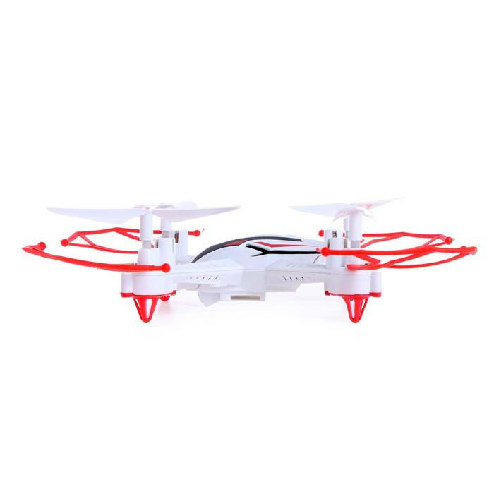 Квадрокоптер радиоуправляемый SKYDRONE, работает от аккумулятора, цвет красный Квадрокоптер радиоуправляемый SKYDRONE, работает от аккумулятора, цвет красный