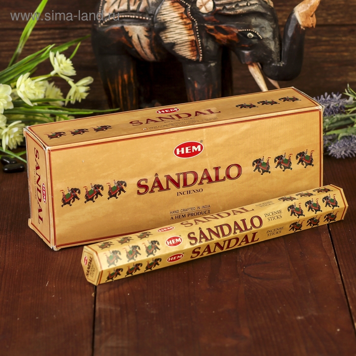 Благовония Благовония "HEM" 20 палочек угольные Сандал