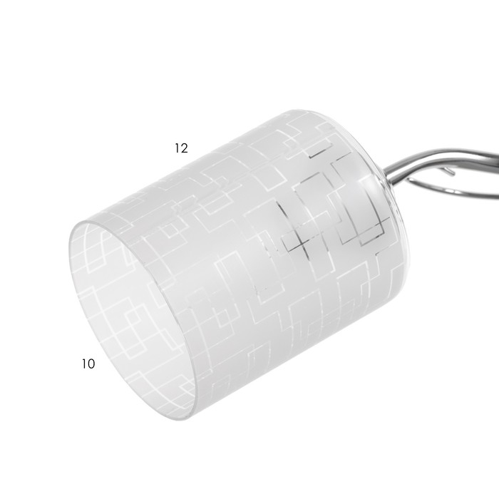 Люстра Люстра "Авиэтта" 2хЕ27 40Вт хром 58х23х26 см BayerLux