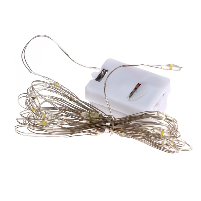 Конструктор 3D «Сани Деда Мороза», со светодиодной гирляндой, 29 деталей Конструктор 3D «Сани Деда Мороза», со светодиодной гирляндой, 29 деталей