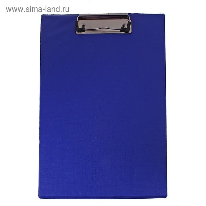 Планшет с зажимом Calligrata А4, ПВХ, синий Планшет с зажимом Calligrata А4, ПВХ, синий