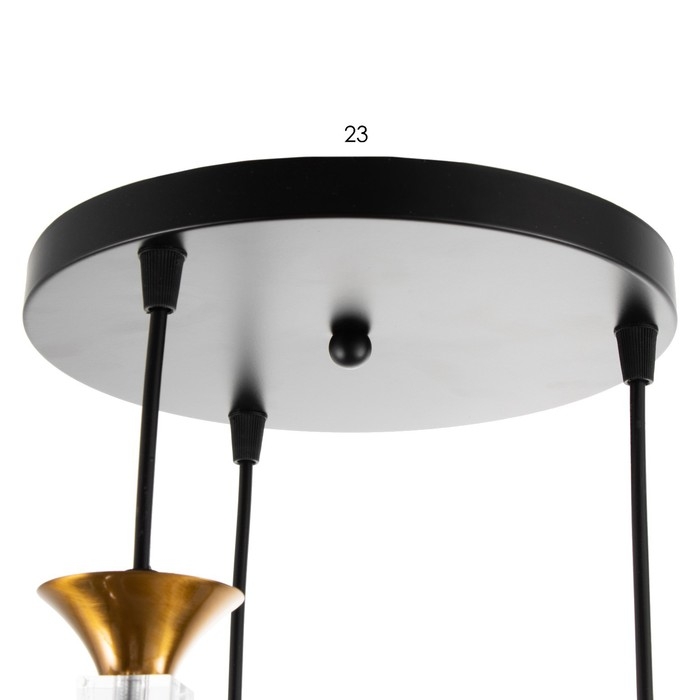 Светильник BayerLux Светильник BayerLux "Куара" 3хE27 40Вт черный 40х40х100 см