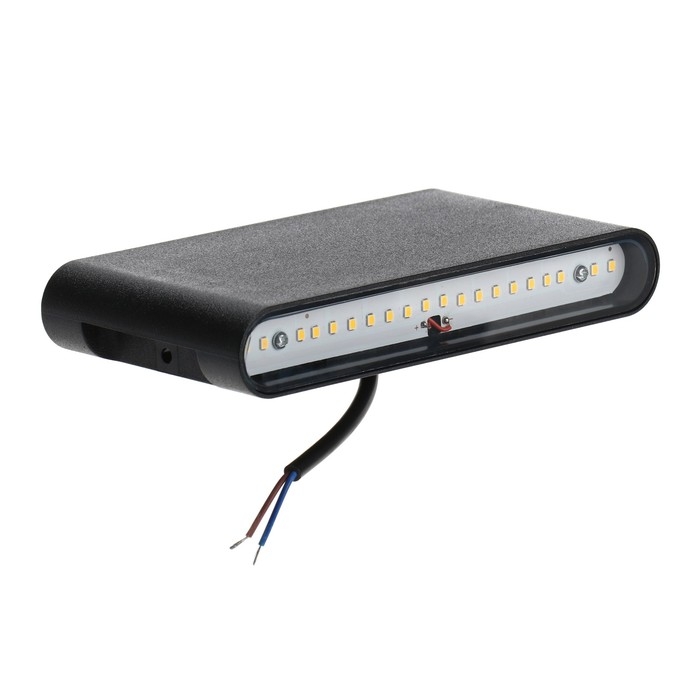 Светильник фасадный «Гловер», FSD-085, 10 Вт, 3000К, IP65, 220 В, пластик, черный Светильник фасадный «Гловер», FSD-085, 10 Вт, 3000К, IP65, 220 В, пластик, черный