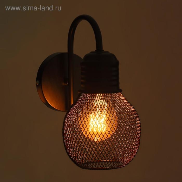 Бра  Бра "Винтаж" 1xE27 40Вт черный 12х19х23 см.