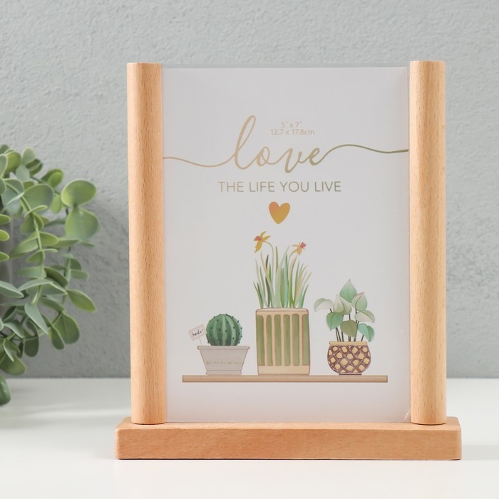 Фоторамка дерево на 1 фото 13х18 см Фоторамка дерево на 1 фото 13х18 см "Альвисс" 16х3,5х19,5 см