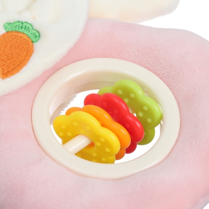 Игрушка-погремушка мягкая «Милая зайка», Крошка Я Игрушка-погремушка мягкая «Милая зайка», Крошка Я