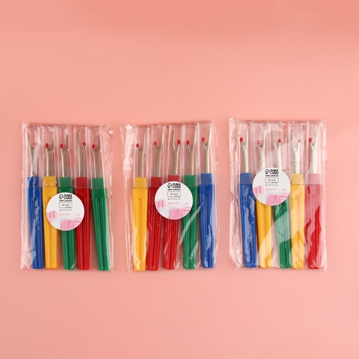 Вспарыватели с колпачком, 12 см, 5 шт, цвет разноцветный Вспарыватели с колпачком, 12 см, 5 шт, цвет разноцветный