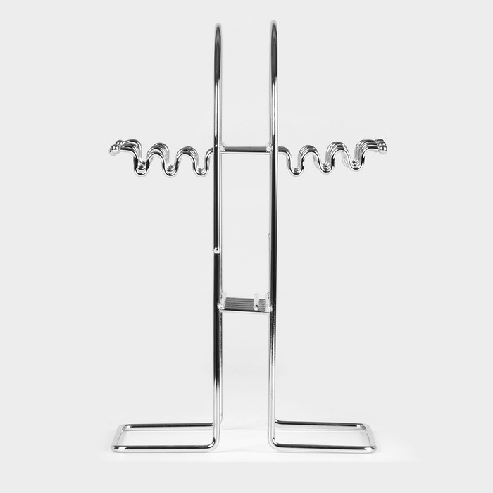 Набор столовых приборов из нержавеющей стали «Золото», 24 предмета, на подставке, цвет золотой Набор столовых приборов из нержавеющей стали «Золото», 24 предмета, на подставке, цвет золотой