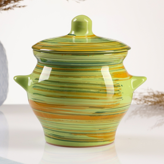 Горшок керамический для запекания №6, 0,65л / 12х12см, витаминка Горшок керамический для запекания №6, 0,65л / 12х12см, витаминка