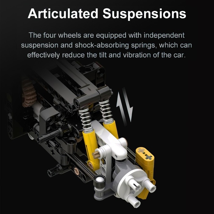 Конструктор радиоуправляемый &laquo;Спорткар&raquo;, 3187 деталей