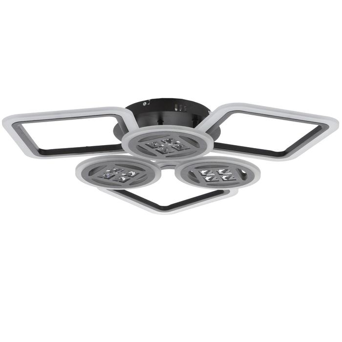 Люстра с ПДУ 1157/6CF LED 144Вт 3000-6000К диммер кофе 73х73х10 см BayerLux