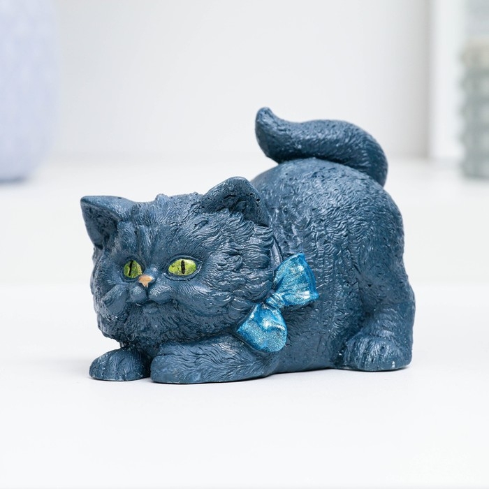 Фигура  Фигура "Котенок с бантом" 12х8х8см