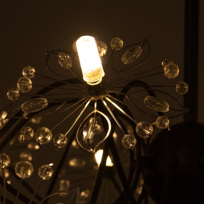 Люстра 1176/20 G4 20Вт черный 80х800х40см BayerLux