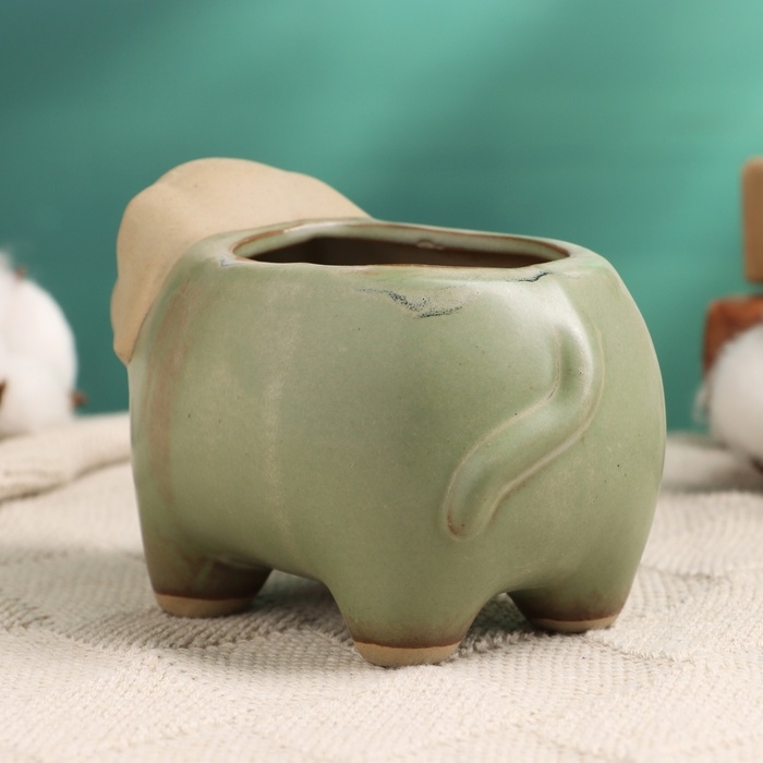 Горшок Горшок "Лаки Собачка" 11х9х8см