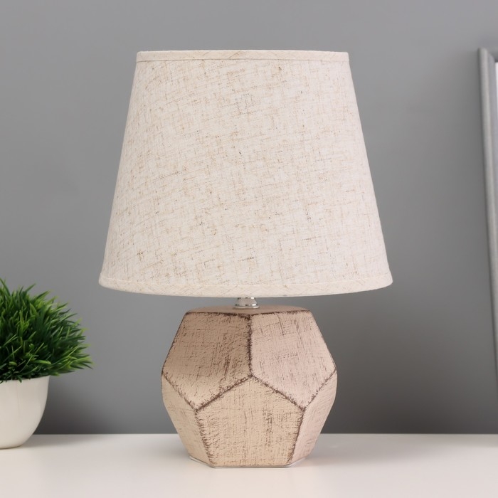 Настольная лампа Настольная лампа "Кира" Е14 40Вт бежевый 20х20х29см