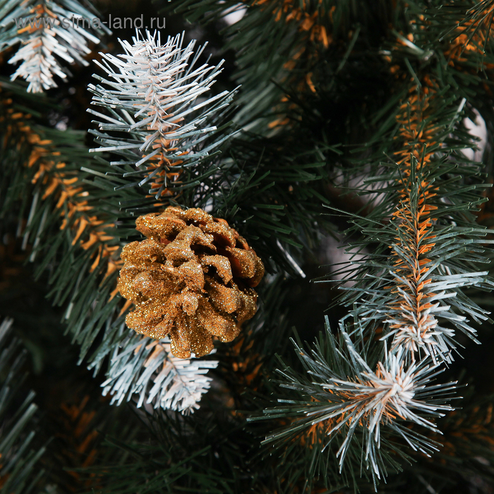 Ёлка искусственная Ёлка искусственная "Элитная Золото" 180 см, d нижнего яруса 100 см, 490 веток