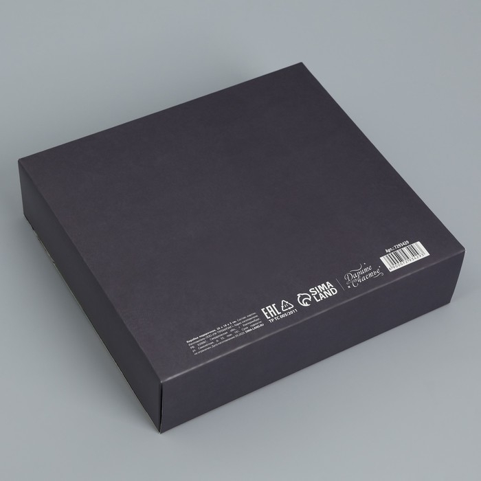 Коробка подарочная складная двухсторонняя, упаковка, «Путешествие», 20 х 18 х 5 см Коробка подарочная складная двухсторонняя, упаковка, «Путешествие», 20 х 18 х 5 см