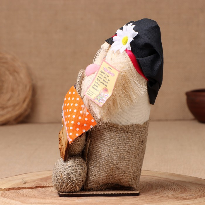 Оберег-домовой Оберег-домовой "Кузя в кепке, мешком"МИКС