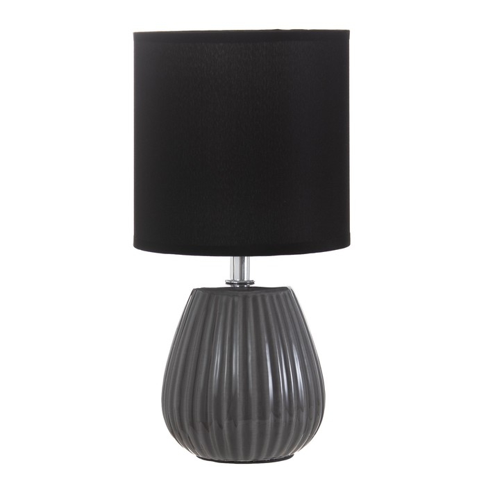 Настольная лампа Настольная лампа "Арнелла" Е14 40Вт чёрный 14х14х28 см RISALUX