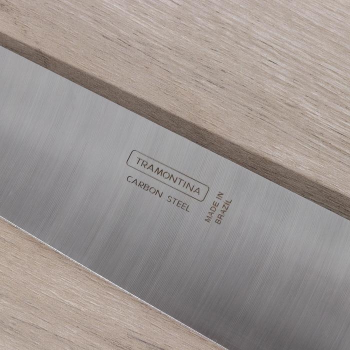 Нож кухонный Carbon поварской, лезвие 30 см, с деревянной ручкой Нож кухонный Carbon поварской, лезвие 30 см, с деревянной ручкой