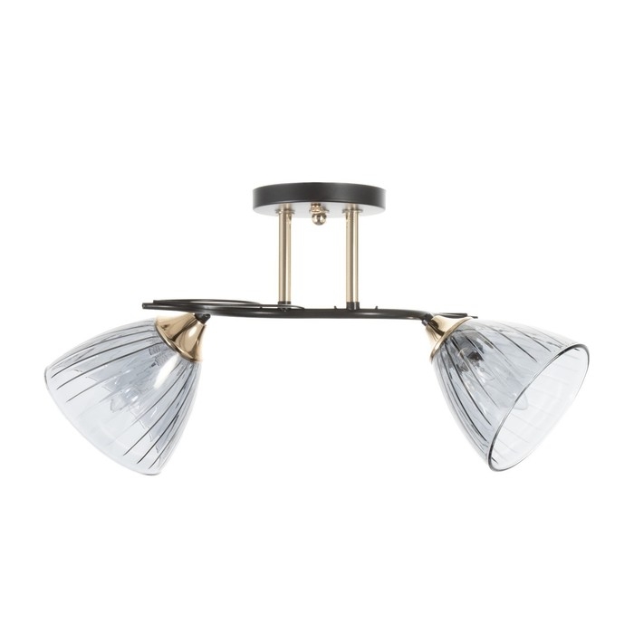 Люстра Люстра "Сальма" 2хЕ27 40Вт черный 48х18х24см BayerLux