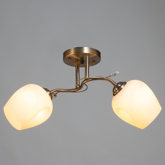 Люстра Люстра "Белинда" 2х40вт Е27 Бронза 49х19х23см