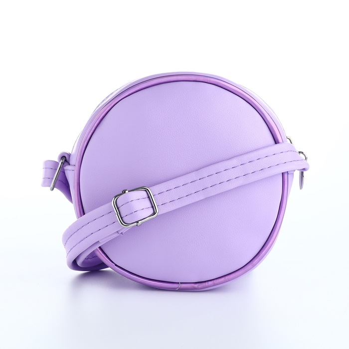 Сумка детская для девочки на молнии «Выбражулька», цвет сиреневый