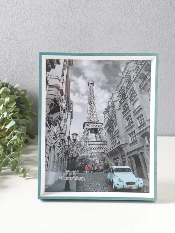 Фоторамка пластик 20х25 см "Данте" голубая лагуна 26х21х2,5 см