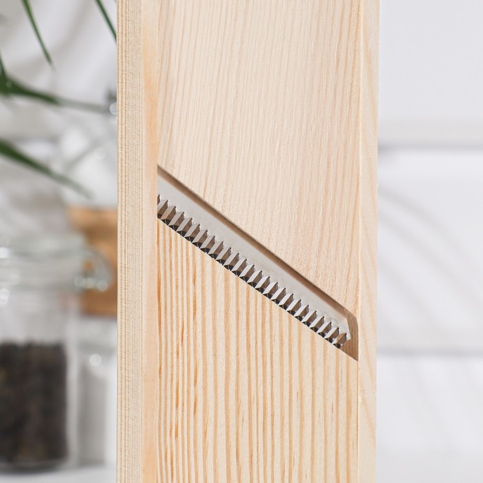 Терка для корейской моркови деревянная  Терка для корейской моркови деревянная "ЭКОНОМ" толщина 1,2 см