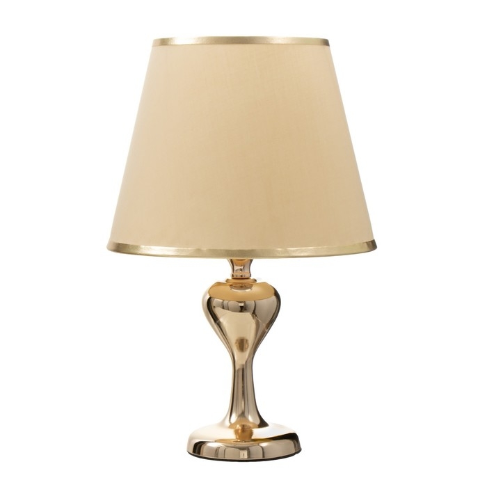 Лампа настольная Лампа настольная "Сарма" 1x60Вт E27 золото 25х25х40см RISALUX