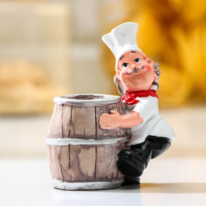 Подставка под зубочистки «Поварёнок», в комплекте с зубочистками, МИКС Подставка под зубочистки «Поварёнок», в комплекте с зубочистками, МИКС