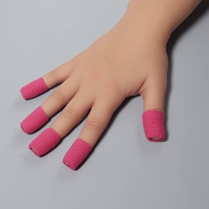 Лента-бандаж защитная, для пальцев, 2,5 см × 3 м, цвет МИКС Лента-бандаж защитная, для пальцев, 2,5 см × 3 м, цвет МИКС