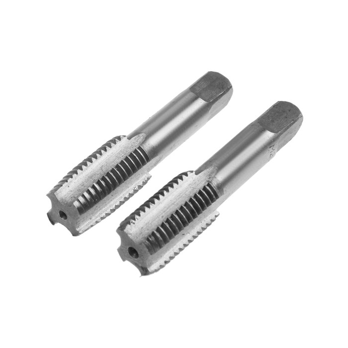 Метчики метрические ручные ТУНДРА, М20 х 2.5 мм, комплект из 2 шт. Метчики метрические ручные ТУНДРА, М20 х 2.5 мм, комплект из 2 шт.