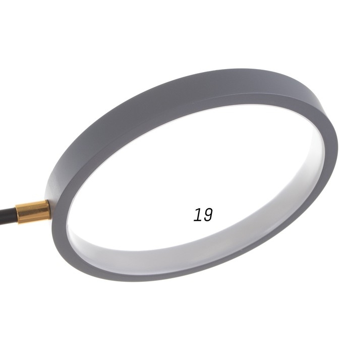 Люстра с ПДУ 2300/9GR LED 190Вт 3000-6000К серый 85х85х9 см BayerLux