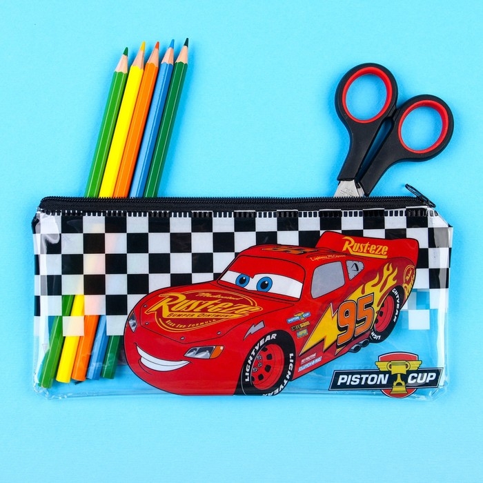 Пенал мягкий, 10х21 см, Тачки Пенал мягкий, 10х21 см, Тачки