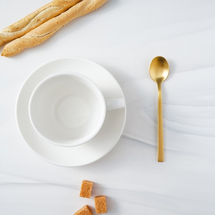 Столовые приборы из нержавеющей стали Magistro «Оску стандарт», 4 предмета, цвет золотой