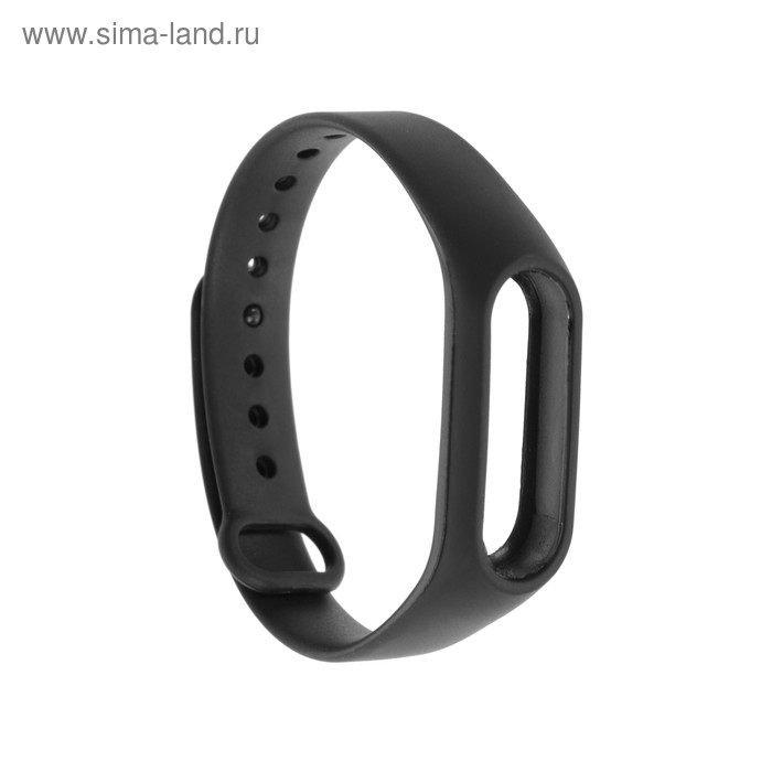 Ремешок для фитнес-браслета Mi Band 2 Luazon, черный Ремешок для фитнес-браслета Mi Band 2 Luazon, черный