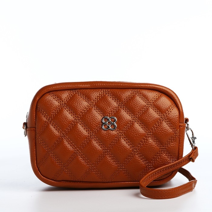 Сумка кросс-боди на молнии, цвет рыжий Сумка кросс-боди на молнии, цвет рыжий