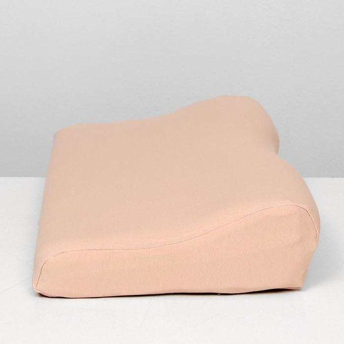 Подушка ортопедическая НТ-ПС-05  Подушка ортопедическая НТ-ПС-05 "Антихрап", для взрослых, с эффектом памяти и выемкой под плечо, 54x32 см, валики 11/6 см